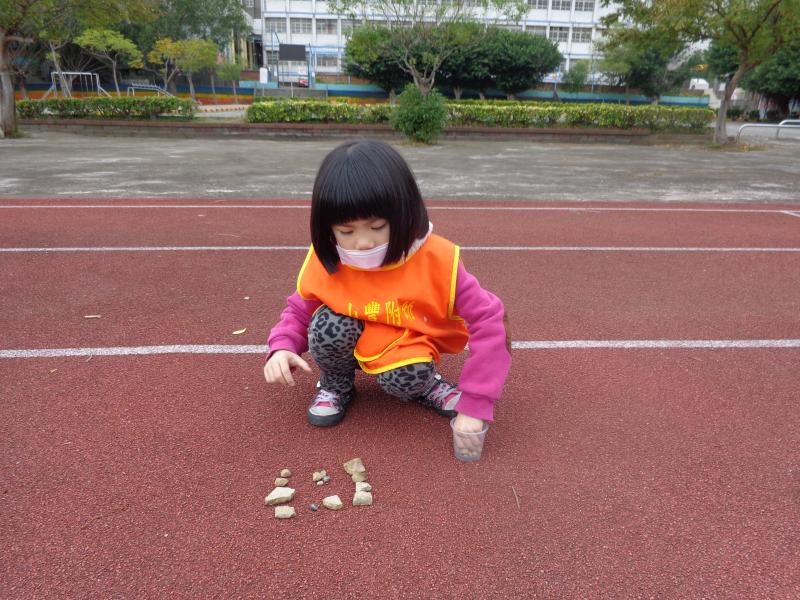用石頭排出圖案 (5)