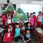 2015 四忠Giant Xmas Tree Making(巨型聖誕樹製作)^~^