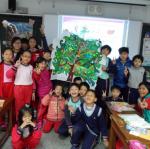 2015 四仁Giant Xmas Tree Making(巨型聖誕樹製作)^~^