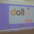補充其他單字~D is for doll.