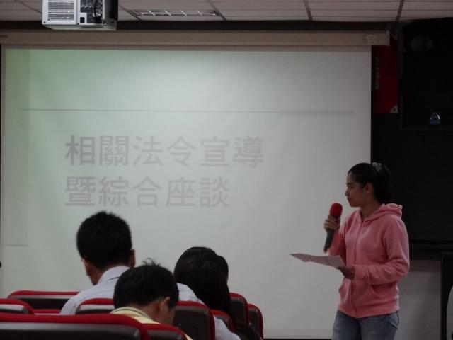 宋屋國小註冊組長說明學生中輟之原因