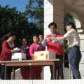 請校長抽出參加認識師長有獎徵答最後十四位幸運兒