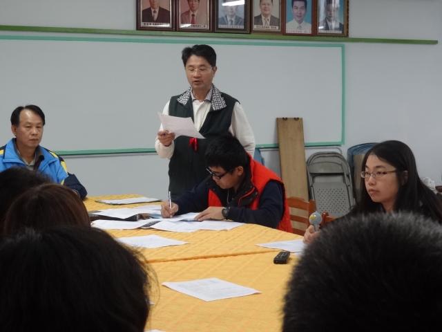 學務主任宣導安全教育