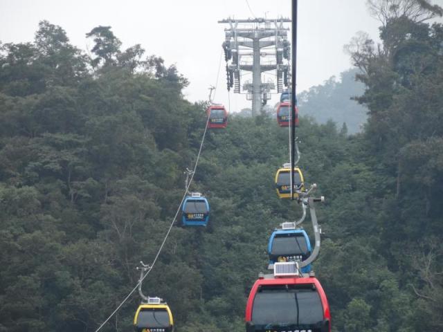 名聞中外--日月潭纜車