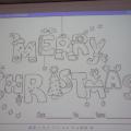 自製的Christmas著色學習單^~^