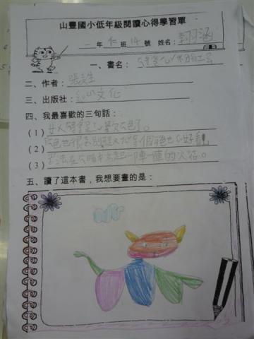 閱讀心得佳作 