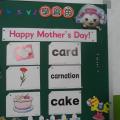 節慶布置English Corner:Happy Mother's Day^~^