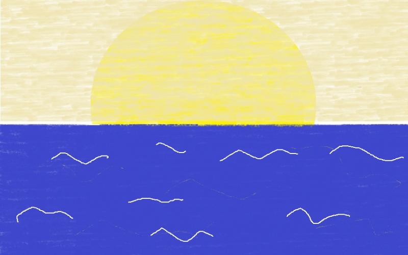 黃昏的海邊 吳文君.jpg