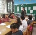 楊主任主持圖書志工會議。