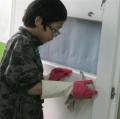 掃地與漂白水消毒