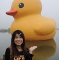 I'm a crazy duck fan,getting up very early today~