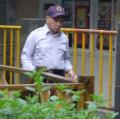 昨天認真打掃的警衛伯伯