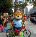 Teddy bear~a bicycle rider❤