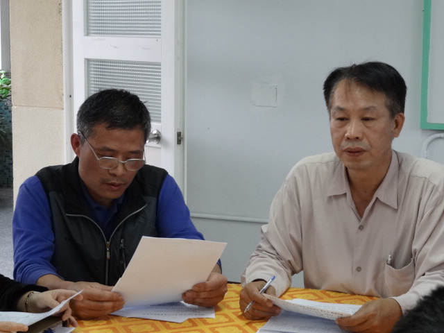 校長擔任100學年度親職教育日籌備會會議主席，家長會長也親臨指導
