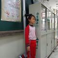 女生身高測量