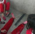 五忠女坐姿體前彎測驗
