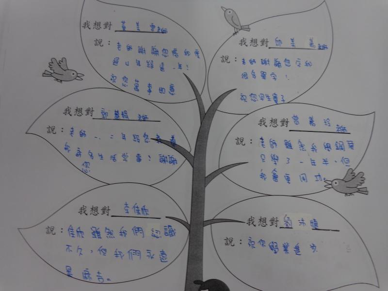 謝謝老師的教導