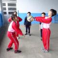 ＂詩涵＂擊球，＂思瑜＂拿球