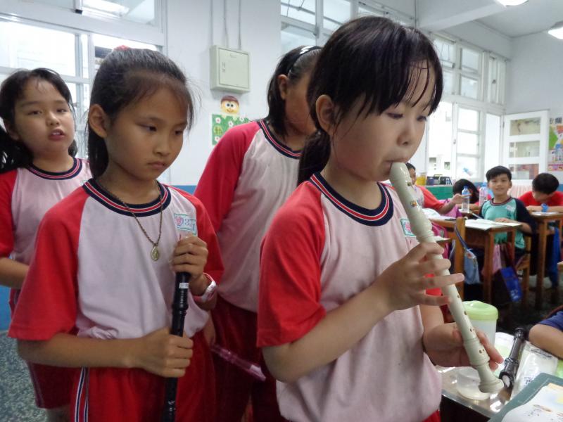指導學童基本音指法