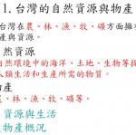 社會6上1-1資源與生活-補充圖片