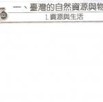 社會6上1-1資源與生活-社作