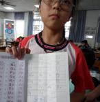 再來簡單說明寫法，看看這屆〝新小四〞學生的字母書寫程度＼( ^▽^ )／
