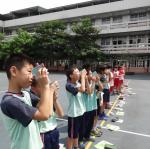103.9.11四仁用高度角觀測器測量旗竿頂