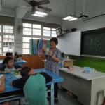 要仔細聽老師講解製作高度角觀測器的過程