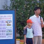 上台分享在學校節能減碳事蹟