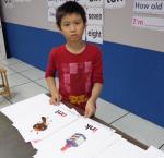 三年級--復習Classroom English和 Characters、小考"說"--範圍課本89-90頁、練習大小寫Aa-Oo