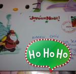 挑戰寫信給外國Santa~part 2...今天收到^^!這是來自"法國"Santa的回信唷(信封)