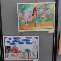 學生平時製作、繪畫之美勞作品展示