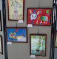 學生平時製作、繪畫之美勞作品展示