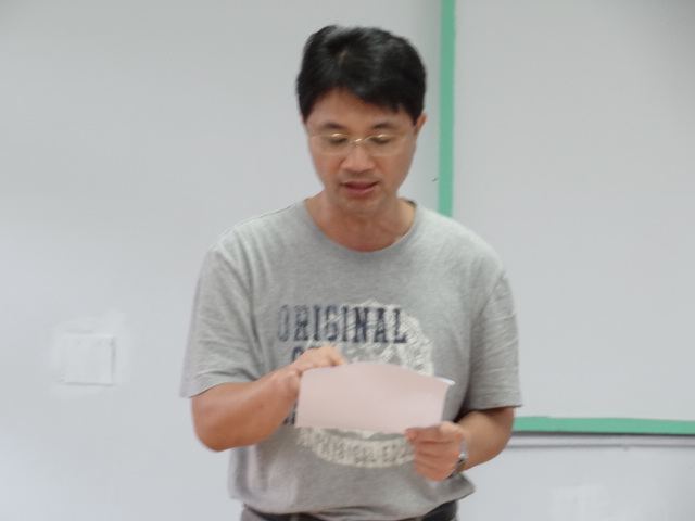 主任說明本次會議主題與討論內容