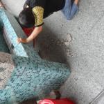洗手台水泥剝落清掃6